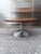 Vintage Round Coffee Table With Chromed Aluminum Stand, 1960s For Sale - Image 6 of 8