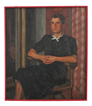 Turin School Artist, Symbolic and Metaphysical Inspiration, Oil on Wood, 1920s
