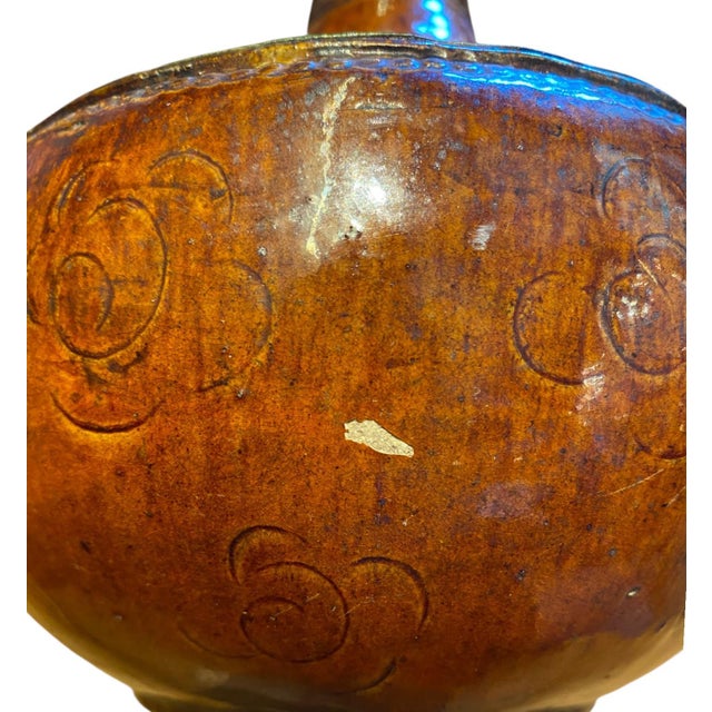 Antique Chinese Vase Sancai-Glazed Vase, Liao Dynasty (907-1125) Asian Pottery For Sale - Image 12 of 15