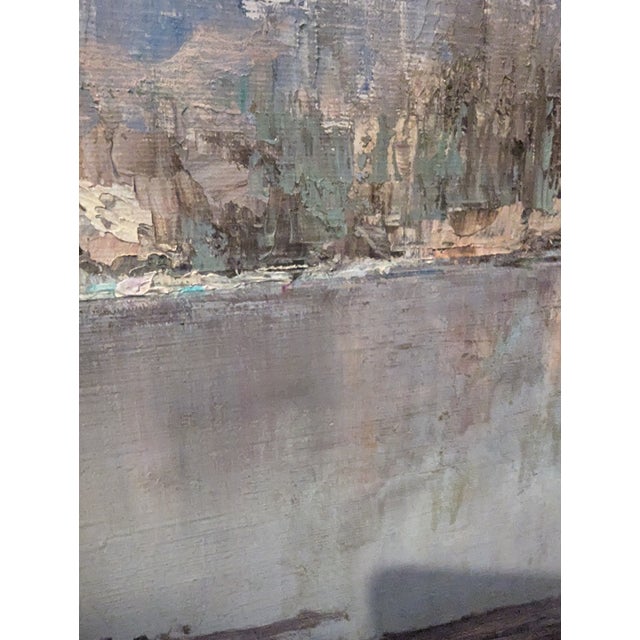 Impressionist Early 20th Century Oil Painting by Artist Vladimir Lebedeff/Lebedev Impressionist Oil Painting of Autumnal Landscape For Sale - Image 3 of 14