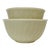 Fire King Anchor Hocking Ivory Swirl Mixing Bowls a Pair For Sale