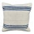 Turkish Hemp Pillow Cushion Natural Beige Blue Cushion Cover 20"x20" For Sale