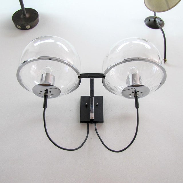 Double Globe Wall Light by Raak, 1960 For Sale In Los Angeles - Image 6 of 10