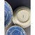 Vintage Japanese Blue and White Porcelain Serving Bowls from Seto Ware, Set of 3 For Sale - Image 10 of 11
