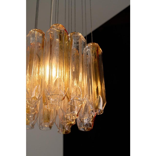 Italian Murano Glass Pendant from VeArt, 1970s For Sale - Image 4 of 12