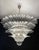 Palmette Chandelier in Clear Glass, 1990s For Sale - Image 9 of 18