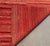 Red Modern Striped Pattern Red Carpet, 9' 8" X 8' 3.5" For Sale - Image 8 of 9