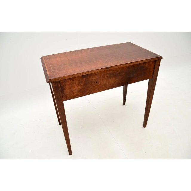 Antique Georgian Lowboy Side Table, 1790s For Sale - Image 10 of 11
