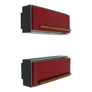 Cubist Wall Lights, 1960s, Set of 2 For Sale