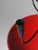 Mid-Century Vibrant Red and Black Candelabra by Gunnar Ander for Ystad Metall, 1960s For Sale - Image 3 of 6