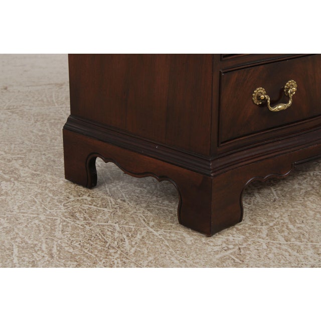 Pair of Drexel Heritage Heirlooms Mahogany Chests For Sale - Image 10 of 14