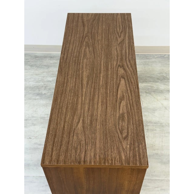 Wood Mid-Century Modern 7-Drawer Writing Desk With Matching Chair ~ by Johnson Carper For Sale - Image 7 of 10