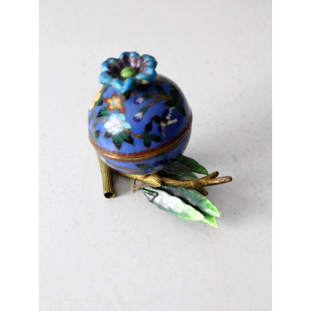 Early 20th Century Antique Cloisonne Box For Sale - Image 5 of 12