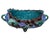 French Country French Majolica Purple Flowers Jardinière, Circa 1880 For Sale - Image 3 of 6