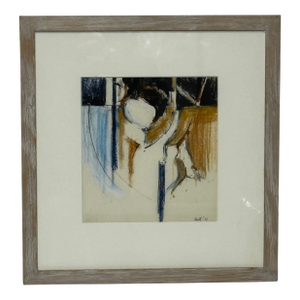 Form in Motion – Signed Abstract Watercolour by Adrian Heath | a British Modernist Masterwork