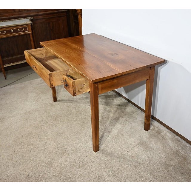Bureau Desk in Cherrywood, Late 19th Century For Sale - Image 14 of 18