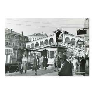 Venice Rialto Bridge, 1954 For Sale