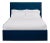 Hadley King Bedframe, Navy Velvet For Sale