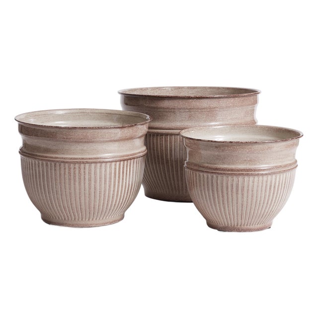 Camelia Pots, Set Of 3 For Sale