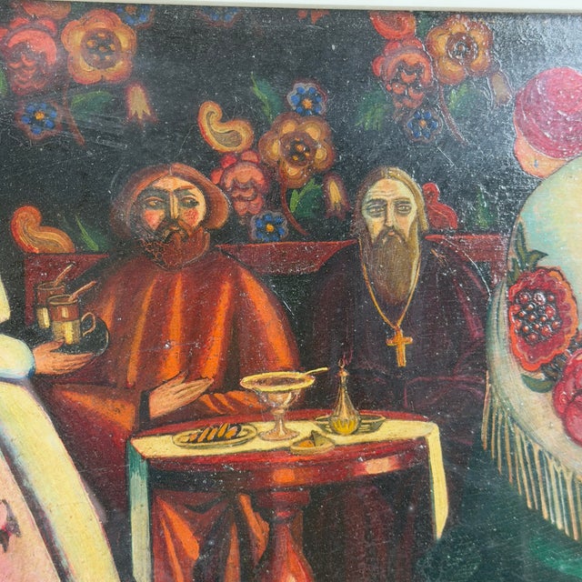 Leonid Brailowsky, Religious Figures, 1900s, Oil on Panel For Sale - Image 6 of 13