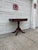 Traditional Vintage Duncan Phyfe Style Mahogany Pedestal Game Table With Brass Paw Feet For Sale - Image 3 of 12