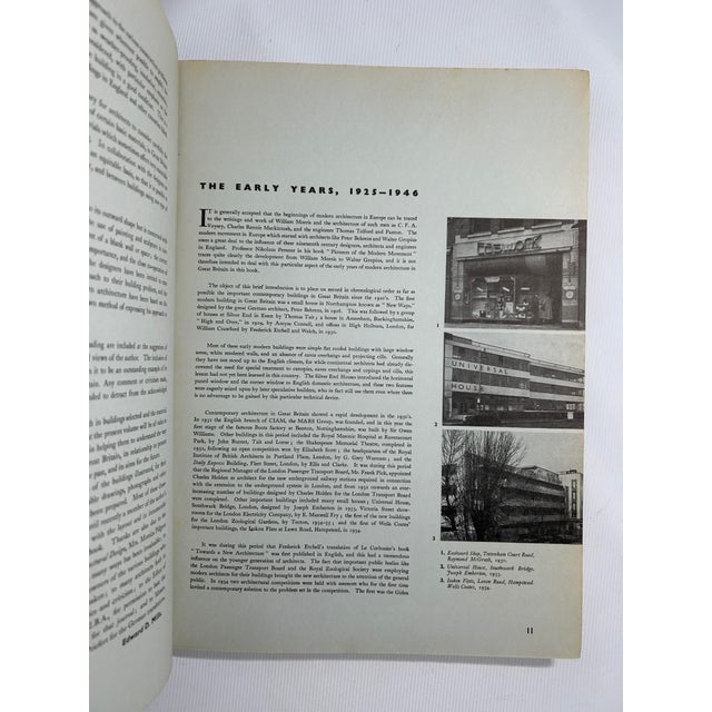 1950s Mid 20th Century Illustrated Folio, Mills' 1946-1953 the New Architecture of Great Britain - 1 Book For Sale - Image 5 of 14