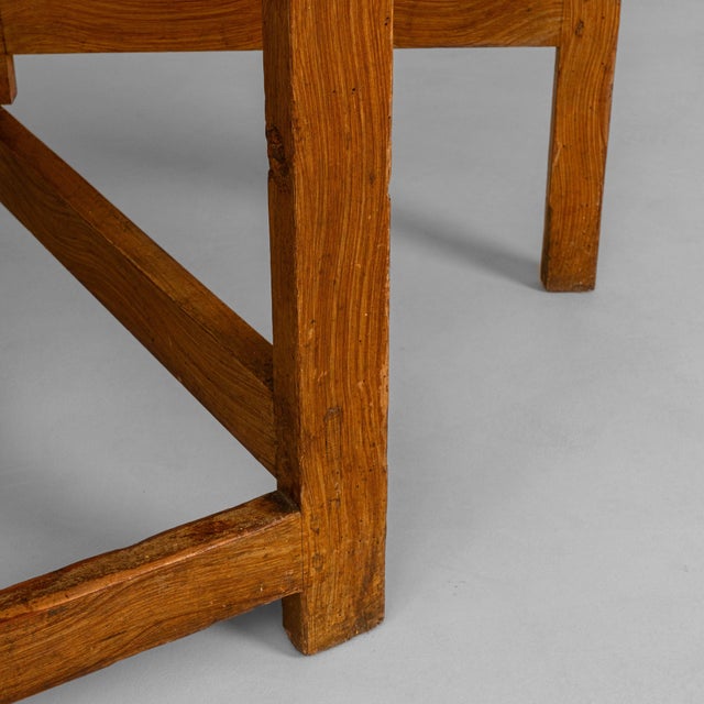 19th Century Swedish Wooden Drop Leaf Table In Original Patina For Sale - Image 11 of 18