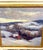 George Lingle Wilstach (American, 1892–1973) Winter Hillside with Red Barn For Sale - Image 4 of 9