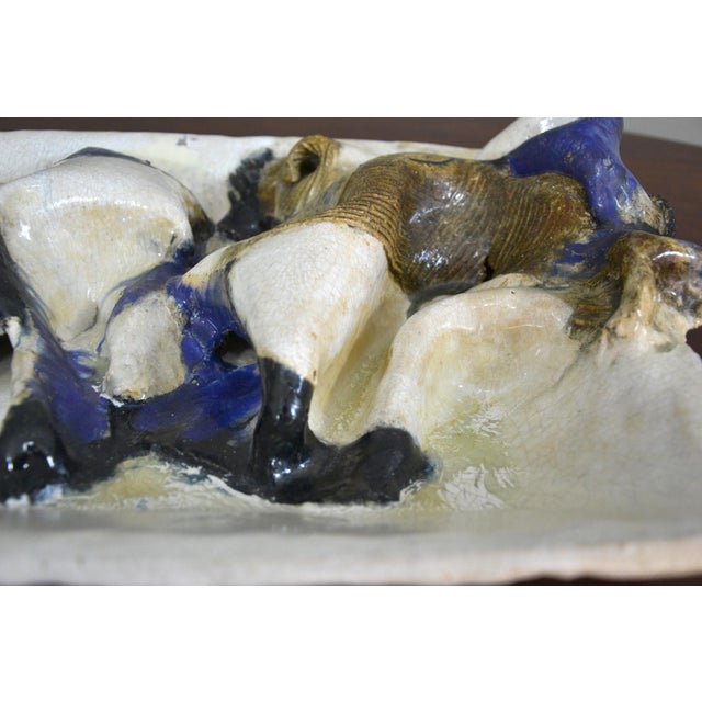 Danish Plate by Jeppe Hagedorn Olsen, 1960s For Sale - Image 4 of 6