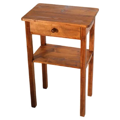 Vintage Pine Nightstand, 1920s For Sale