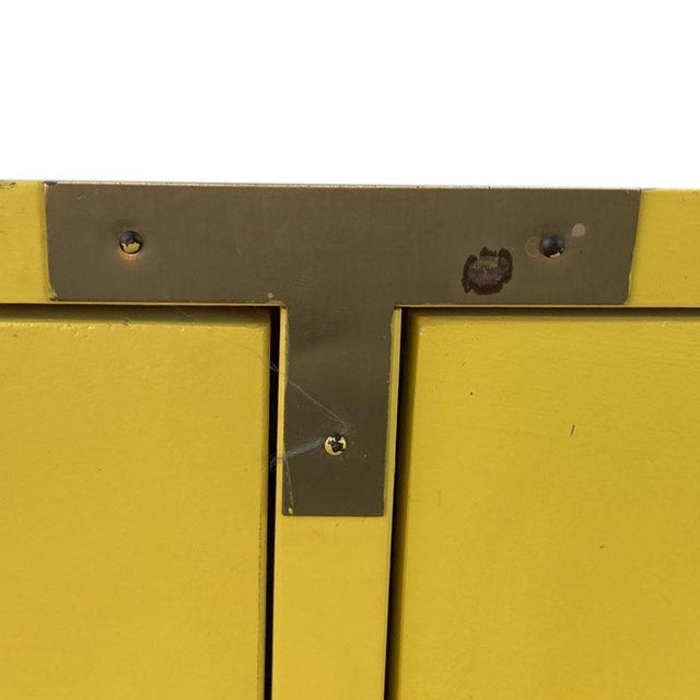 Yellow 1960s Mid Century Yellow "Colormates" Campaign Dresser by Morris of California For Sale - Image 8 of 10