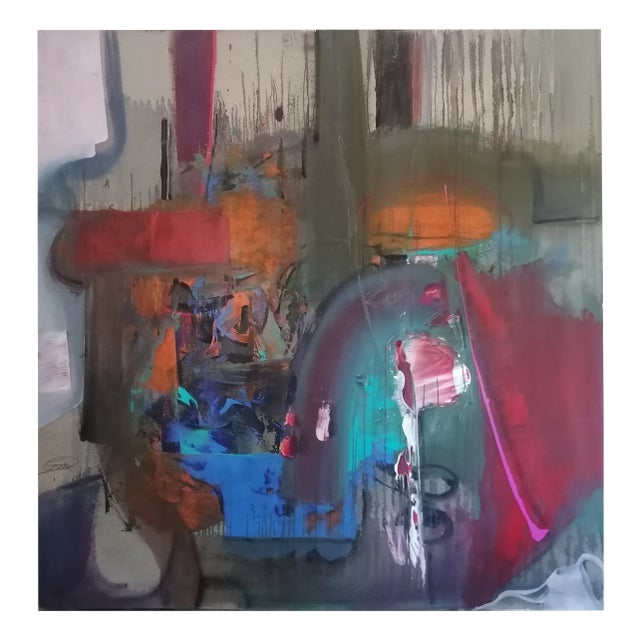 Stefano Mazzolini, Poltava, 2023, Acrylic & Oil on Canvas For Sale