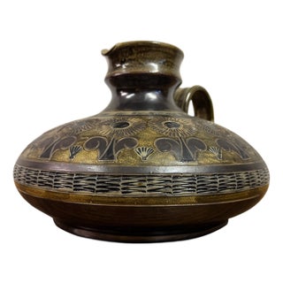 Vintage Belgian Ceramic Jug, 1970s For Sale