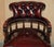 Oxblood Leather Chesterfield Captain's Chairs with Floor Lock Rings, Set of 2 For Sale - Image 5 of 18