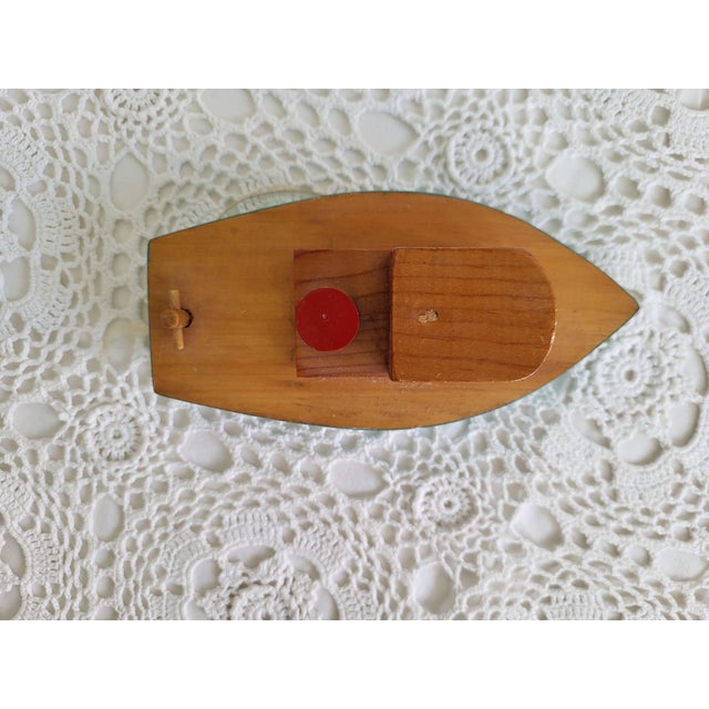 1960s 1960s Wooden Boat From Mystic Seaport, Mystic, Connecticut For Sale - Image 5 of 5