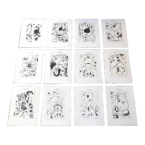 Vintage Mid 20th C. Modern Abstract Joan Miro Lithographs - Set of 12