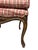 Pair of Late 20th Century French Country Louis XV Arm Chairs With Plaid Upholstery For Sale - Image 9 of 12