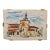 Henry Emil Salloch Original Watercolor on Paper Church of San MIllán, 1971. For Sale