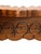 French Art Nouveau Two-Tier Walnut Tea Table With Hand-Carved Floral Decoration, Circa 1890 For Sale - Image 11 of 12