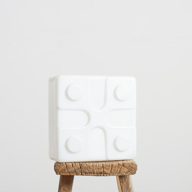 Art deco opaline bathroom wall light fantastic opaline wall lights salvaged from the czech republic. These square white...