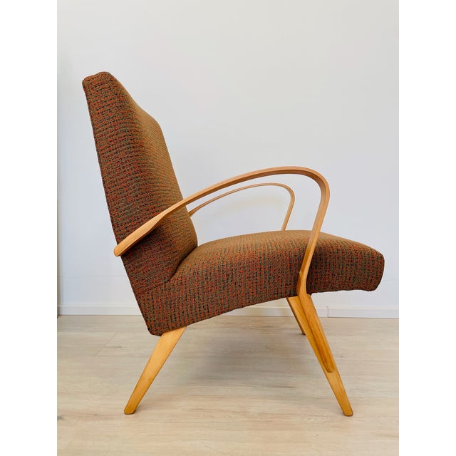 Wood Set of Armchairs by František Jirák for Tatra Provenec, Czechoslovakia, 1970s For Sale - Image 7 of 11