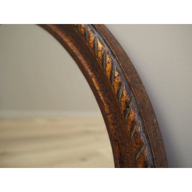 Wood Mirror with Wooden Frame, Denmark, 1960s For Sale - Image 7 of 10