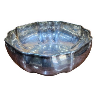 Silver-Plated Fruit Bowl, 1990s For Sale