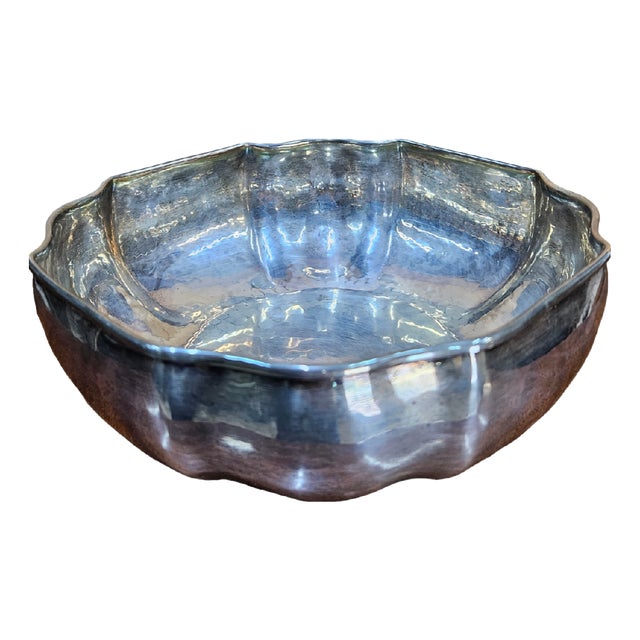 Silver-Plated Fruit Bowl, 1990s For Sale