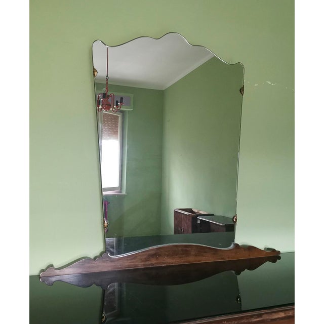 Chippendale Style Sideboard with Mirror, Italy, 1940s For Sale - Image 9 of 18