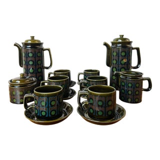 Arthur Wood 1970s Coffee Set For Sale