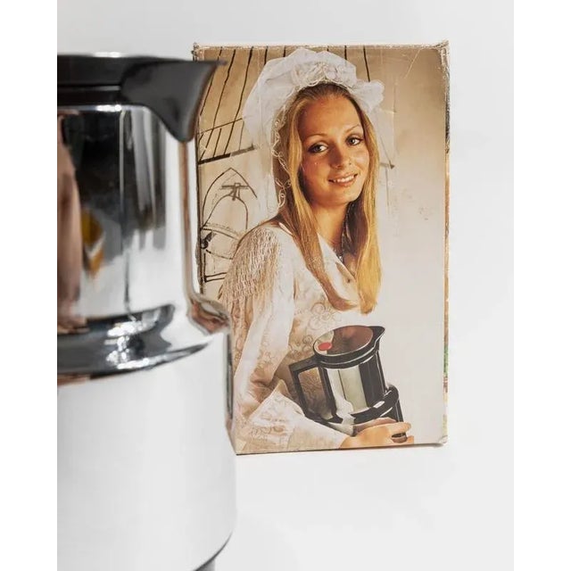 Vintage Thermos Flask in Chrome by Rido Busse for Dr. Zimmermann, 1970s For Sale - Image 6 of 11