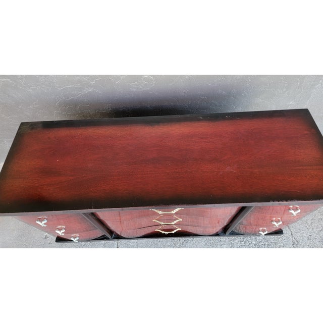 Mid-Century Modern Mahogany Low Dresser For Sale - Image 9 of 18