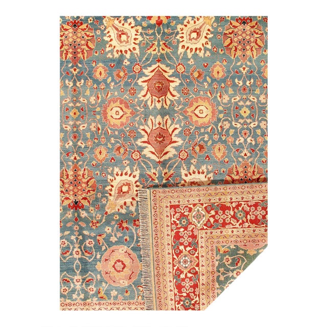 Traditional Pasargad DC Fine Hand Knotted Augra Rug For Sale - Image 3 of 3