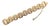 Vintage 1974 Signed Monet Goldtone Link Bracelet For Sale